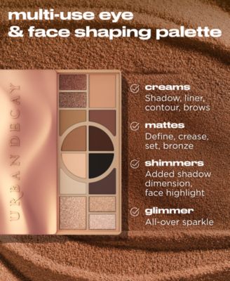 Warm-Toned Naked Shaped Eye & Face Palette