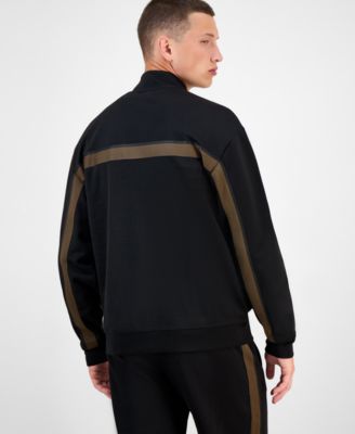 Hugo Boss Men's Dingmoor Relaxed Fit Zip Front Track Jacket