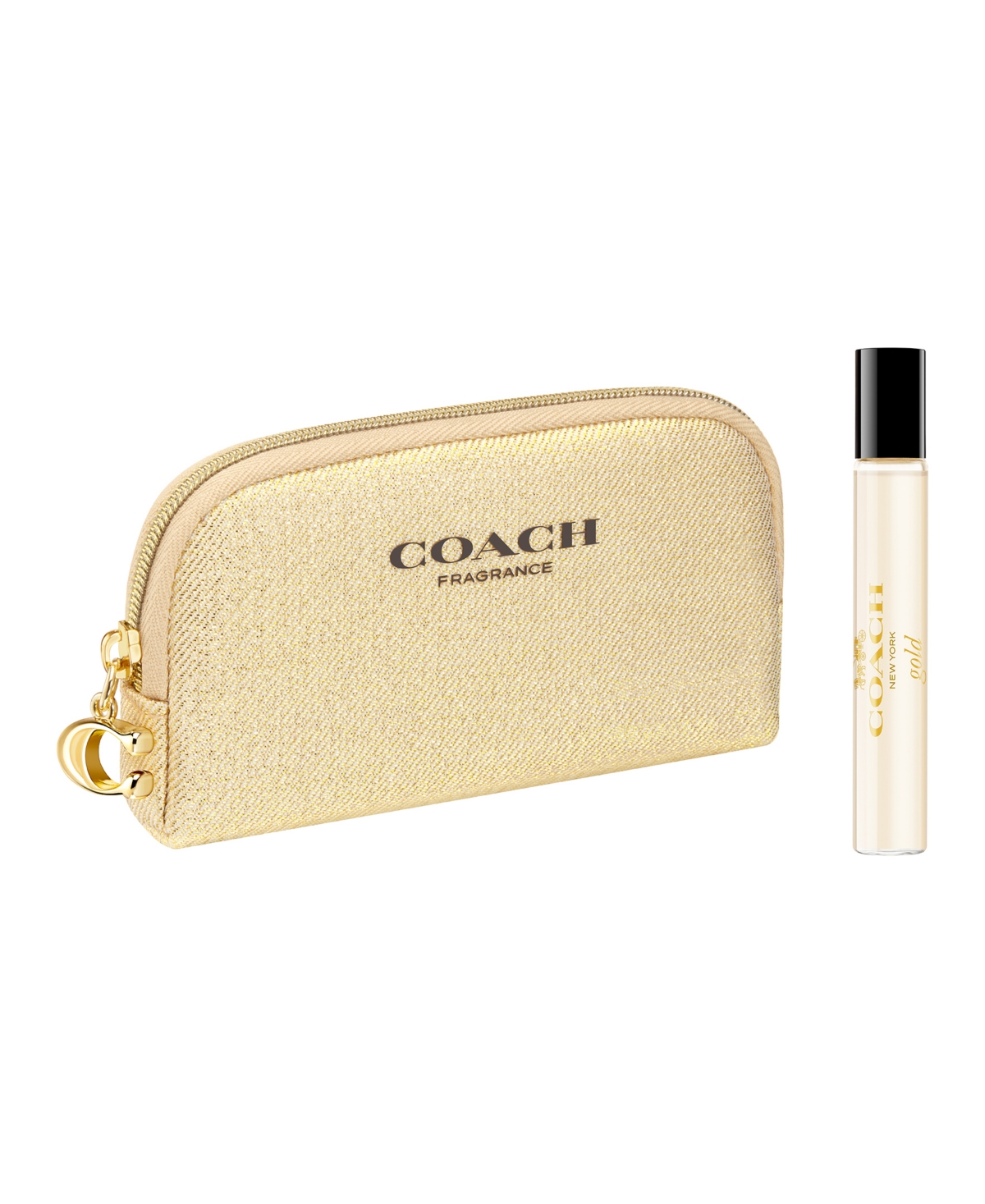 Free Coach Gold Parfum Pouch & Purse Spray with $155 purchase from the Coach Women's Fragrance collection