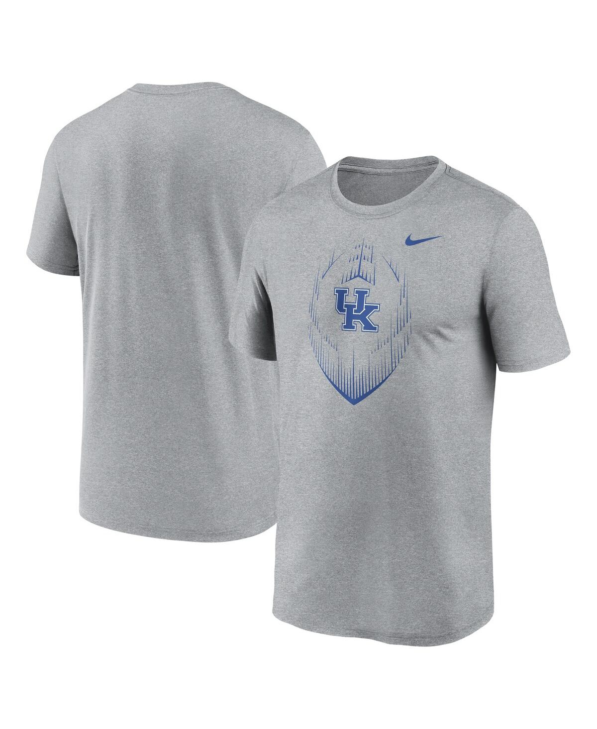 Men's Heather Gray Kentucky Wildcats Primetime Legend Icon Performance T-Shirt - Heather Gray