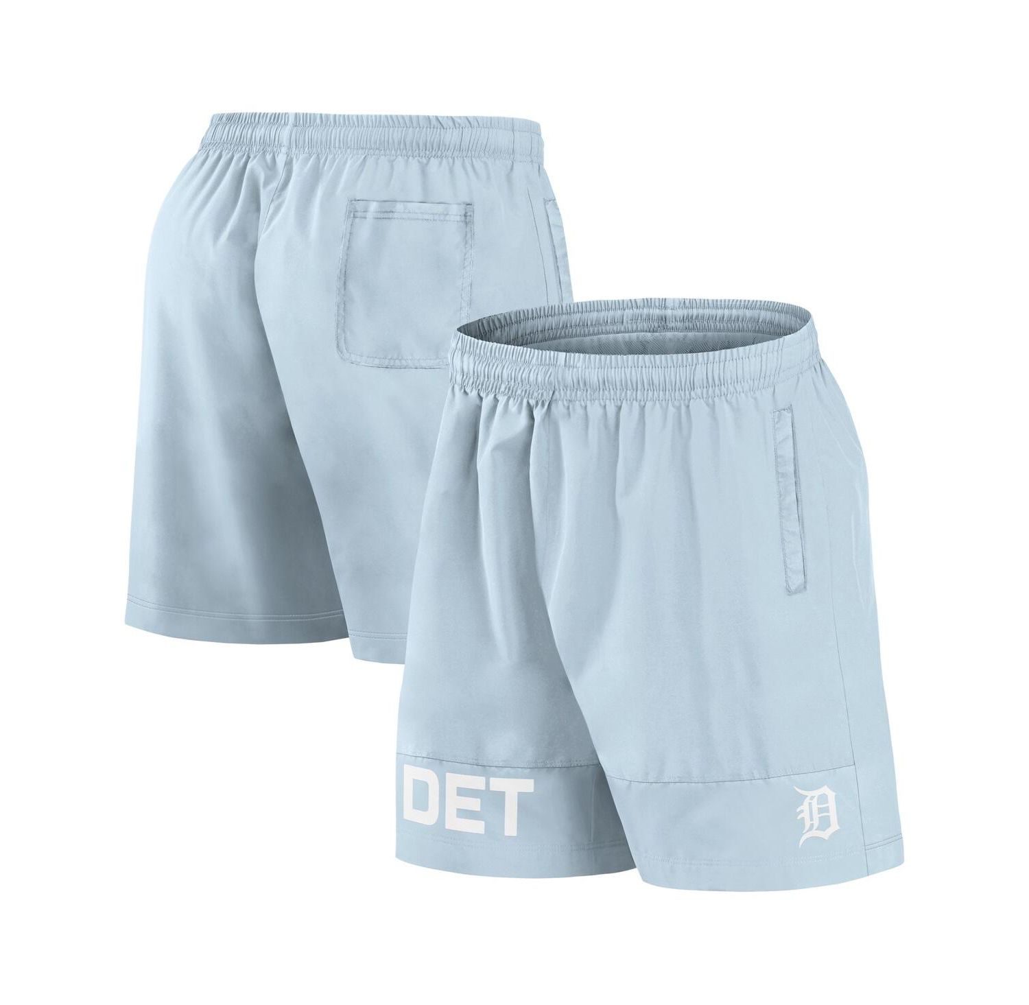Men's Light Blue Detroit Tigers Elements Swim Shorts