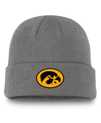 Nike - Men's Pewter Iowa Hawkeyes Standard Terra Cuffed Knit Hat