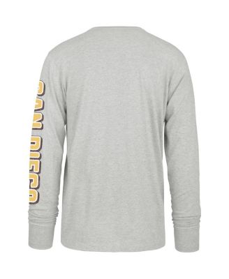 Men's Gray San Diego Padres Fair Ball Franklin Long Sleeve T-Shirt