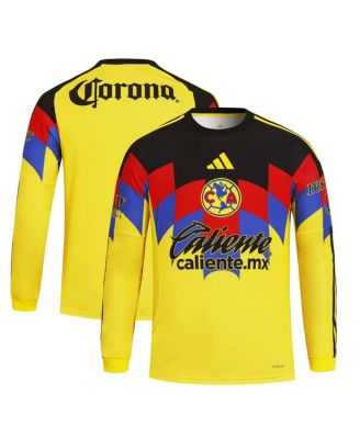 adidas - Men's Yellow Club America 2025/26 Home Replica Long Sleeve Jersey