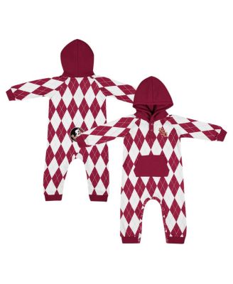 Colosseum - Baby Boys and Girls Garnet Florida State Seminoles The Dealio Hoodie Romper