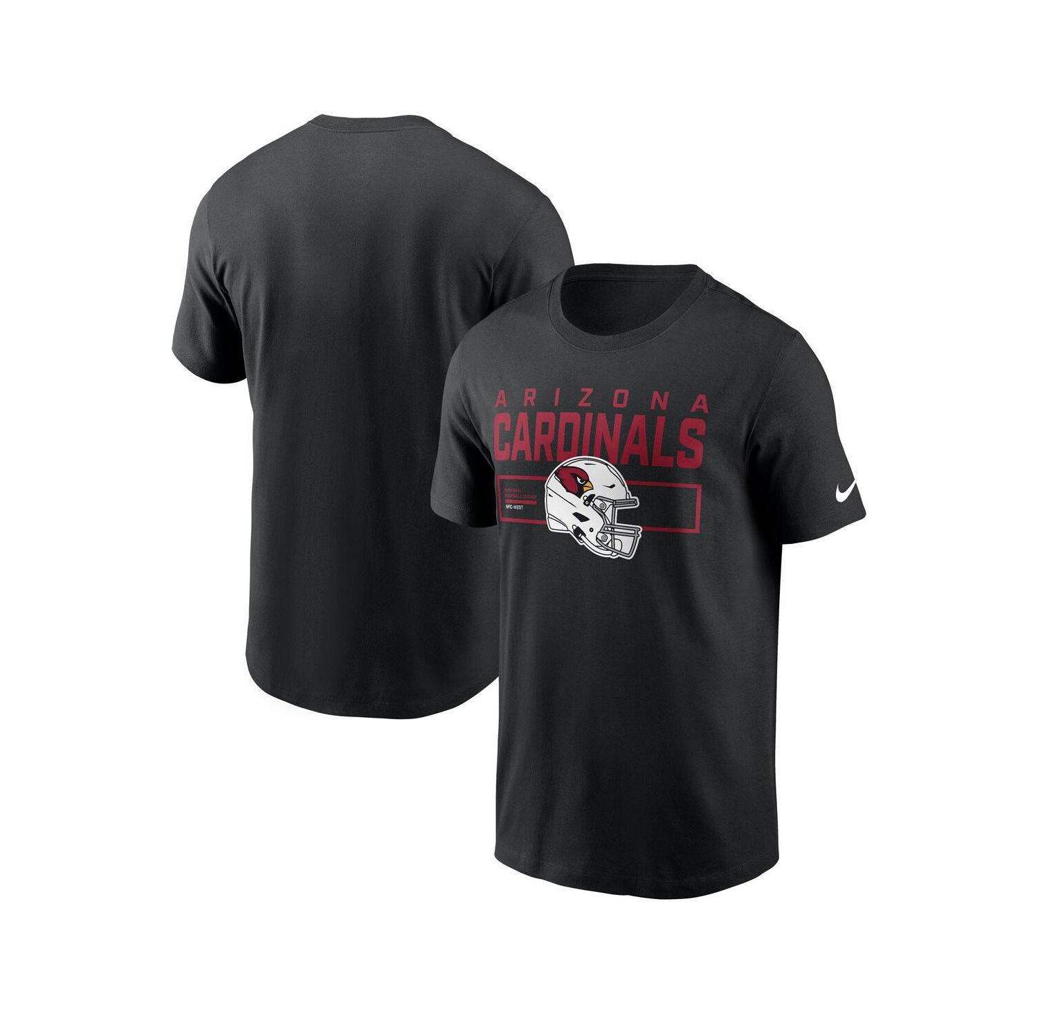 Men's Black Arizona Cardinals Primetime Helmet Essential T-Shirt