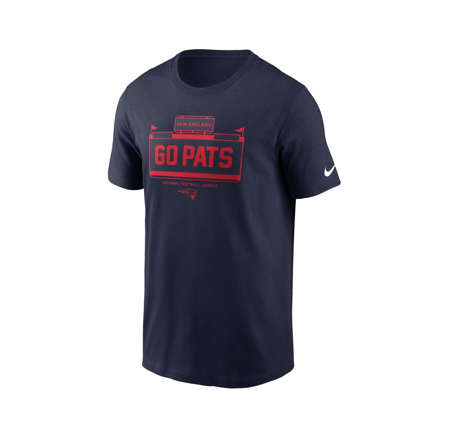 Men's Navy New England Patriots Primetime Local Essential T-Shirt