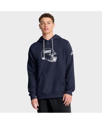 Nike - Men's Royal New York Giants Sideline Alt Performance Pullover Hoodie