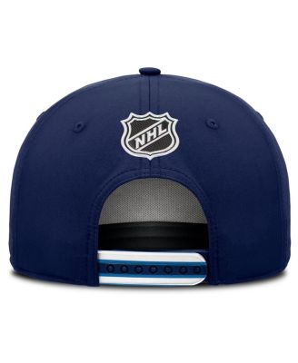 Men's Navy Winnipeg Jets 2025 NHL Draft Authentic Pro On-Stage Podium A-Frame Adjustable Hat