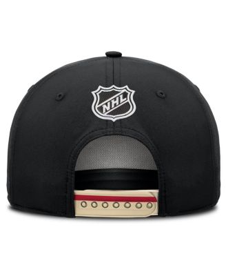 Men's Black Minnesota Wild 2025 NHL Draft Authentic Pro On-Stage Podium A-Frame Adjustable Hat
