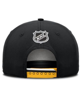Men's Black Pittsburgh Penguins 2025 NHL Draft Authentic Pro On-Stage Podium A-Frame Adjustable Hat