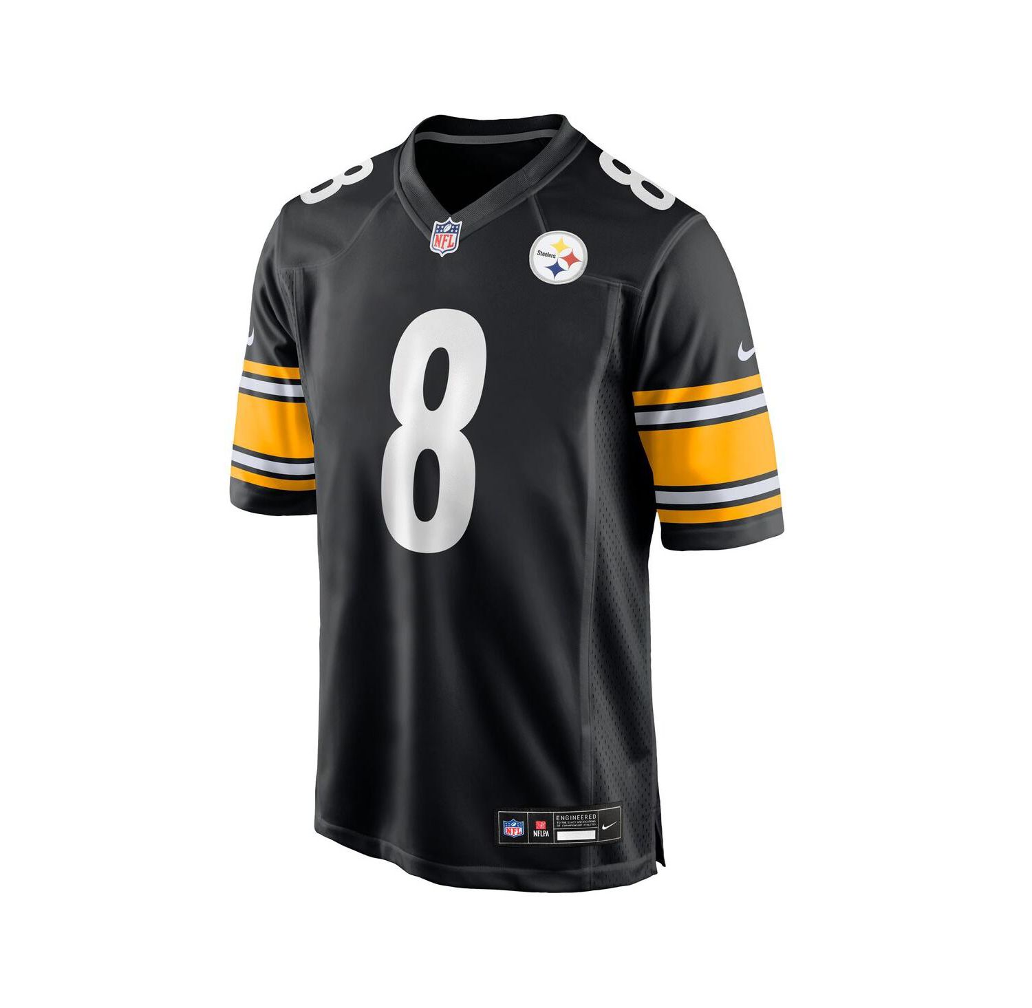 Men's Aaron Rodgers Black Pittsburgh Steelers Game Jersey