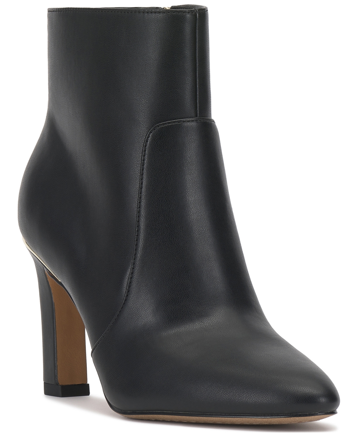 Vince Camuto Greer Almond Toe Bootie In Black