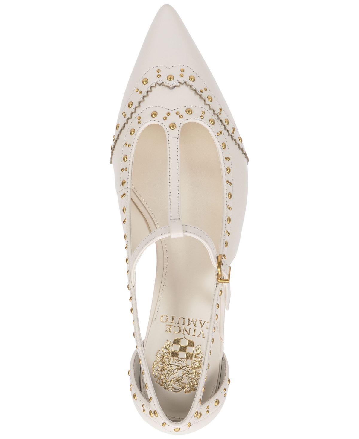 Vince Camuto Valkie Pointed Toe Flat In White