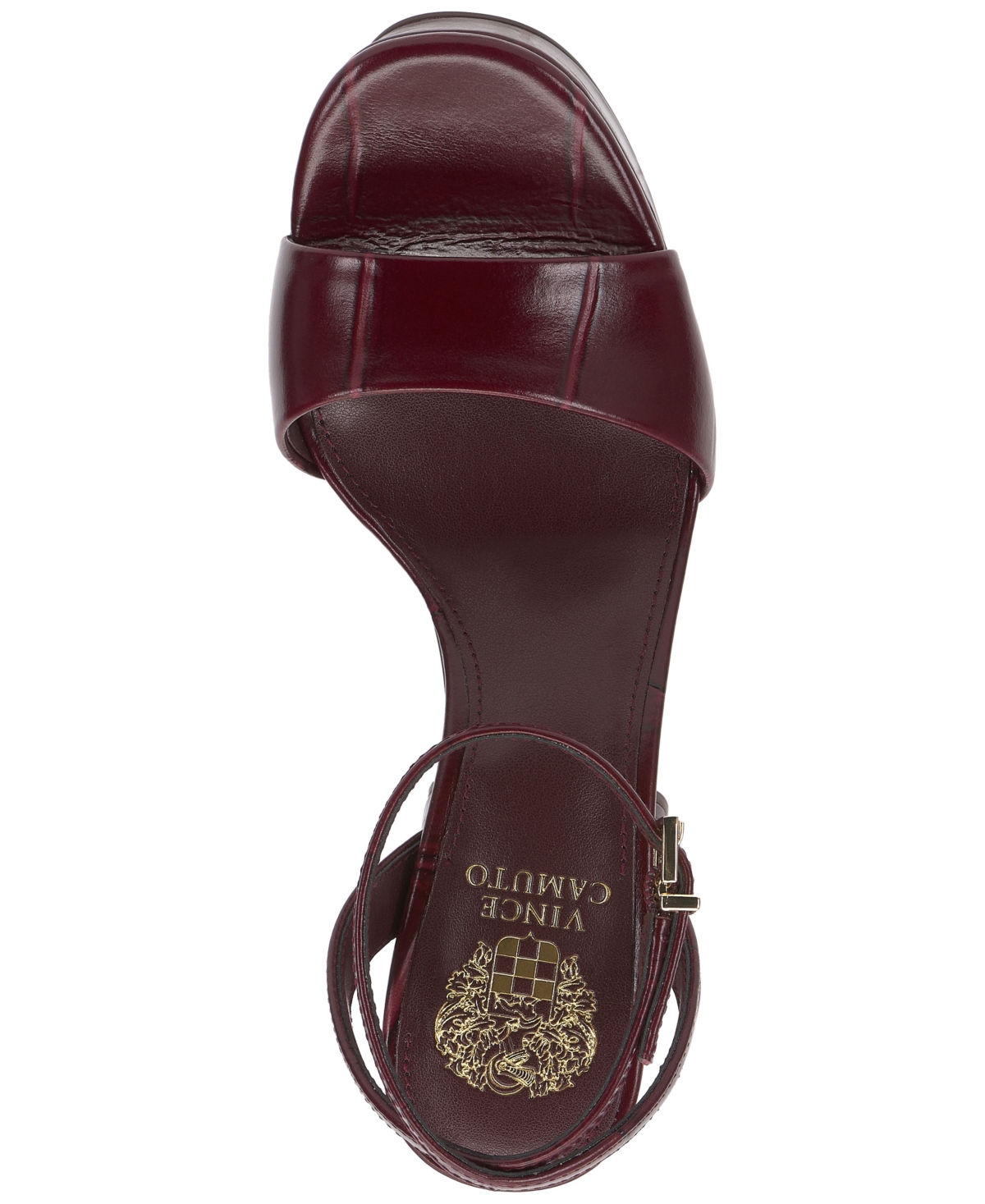 Vince Camuto Women's Pendry Platform Dress Sandals In Burgundy