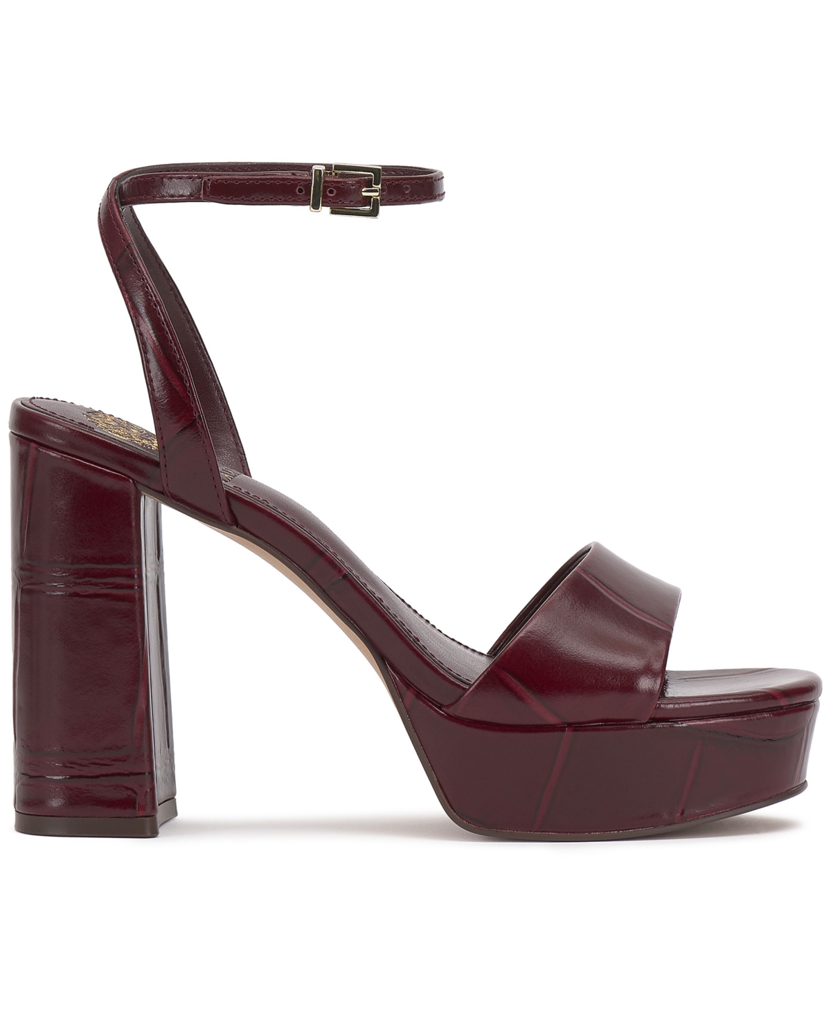 Vince Camuto Women's Pendry Platform Dress Sandals In Burgundy