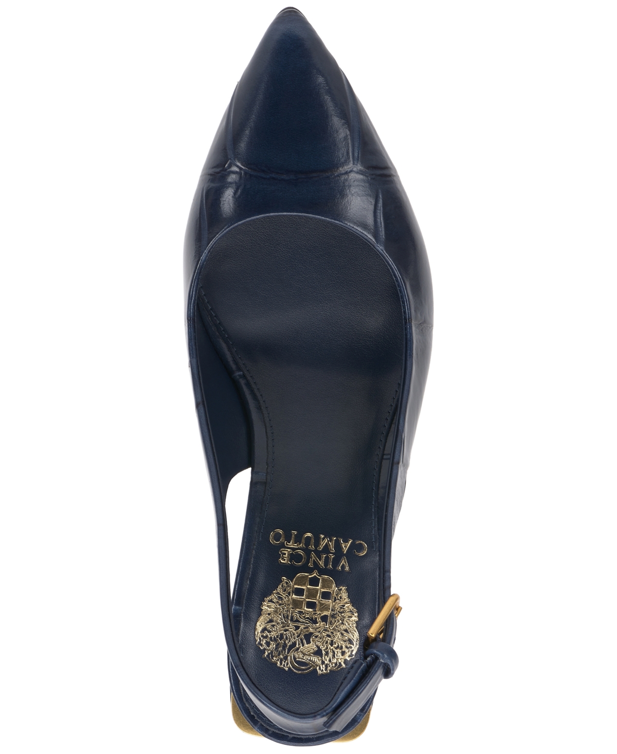 Vince Camuto Hamden Pointed Toe Slingback Pump In Blue