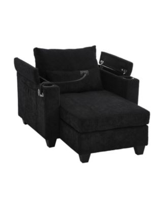 Convertible Sleeper Sofa with USB & Storage
