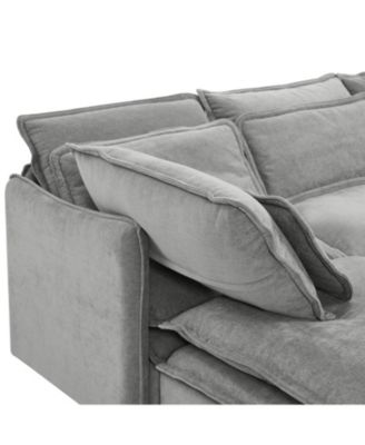 U-Shaped Modular Sofa Bed with Storage