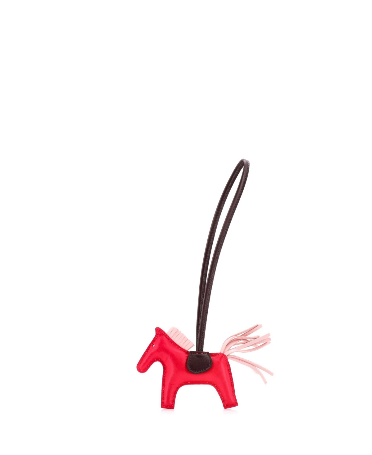 Pm GriGri Rodeo Bag Charm Leather - Pink