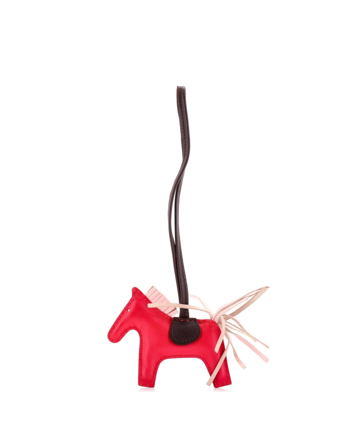 Pm GriGri Rodeo Bag Charm Leather - Pink
