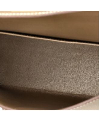 Pre-Owned Hermes Kelly 20 Handbag Grey Madame with Gold Hardware