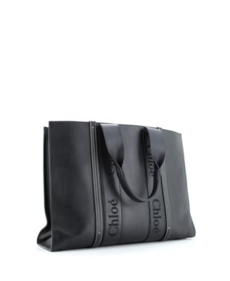 Large Woody Tote Leather