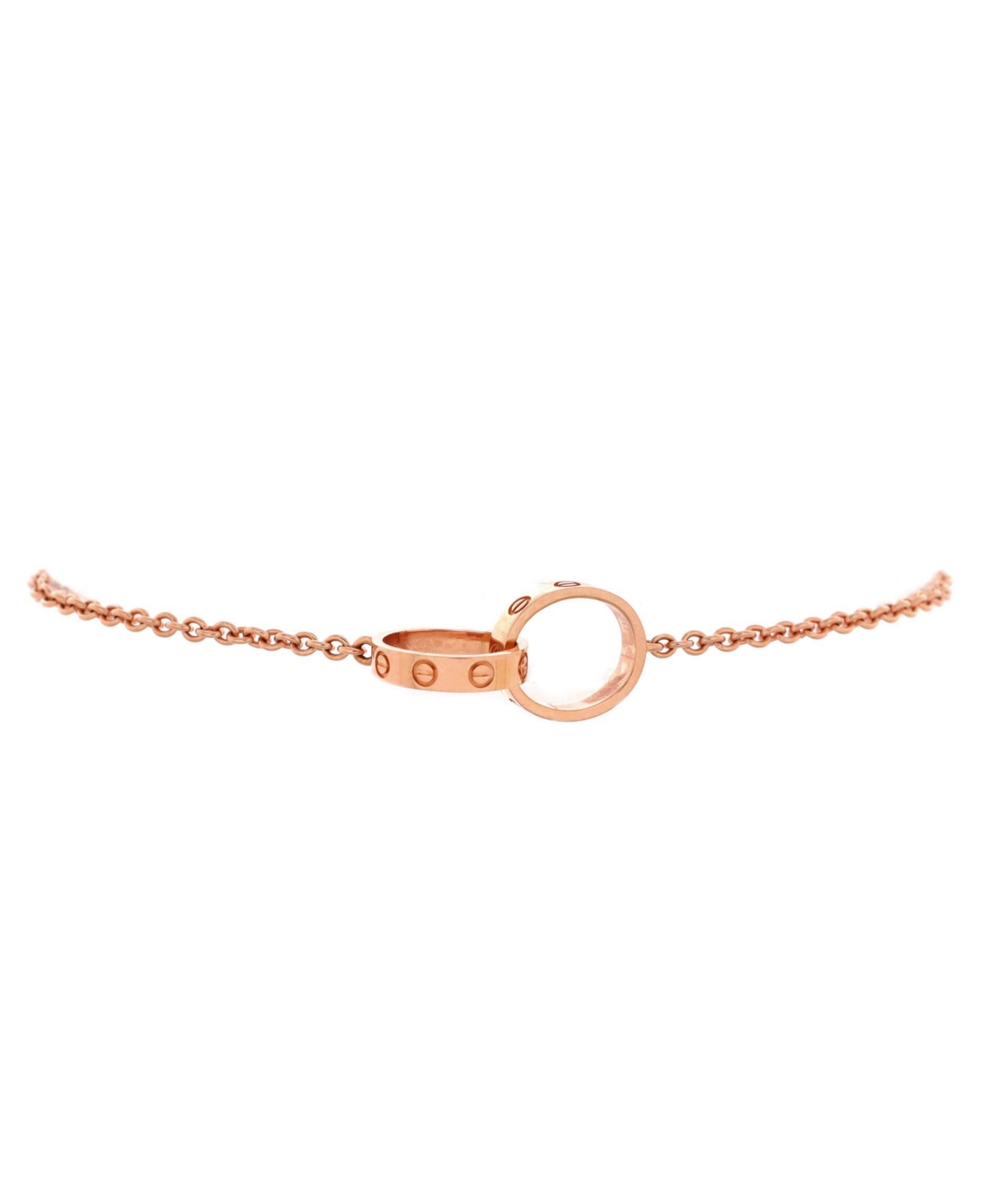 Love Interlocking Bracelet - 18k rose gold