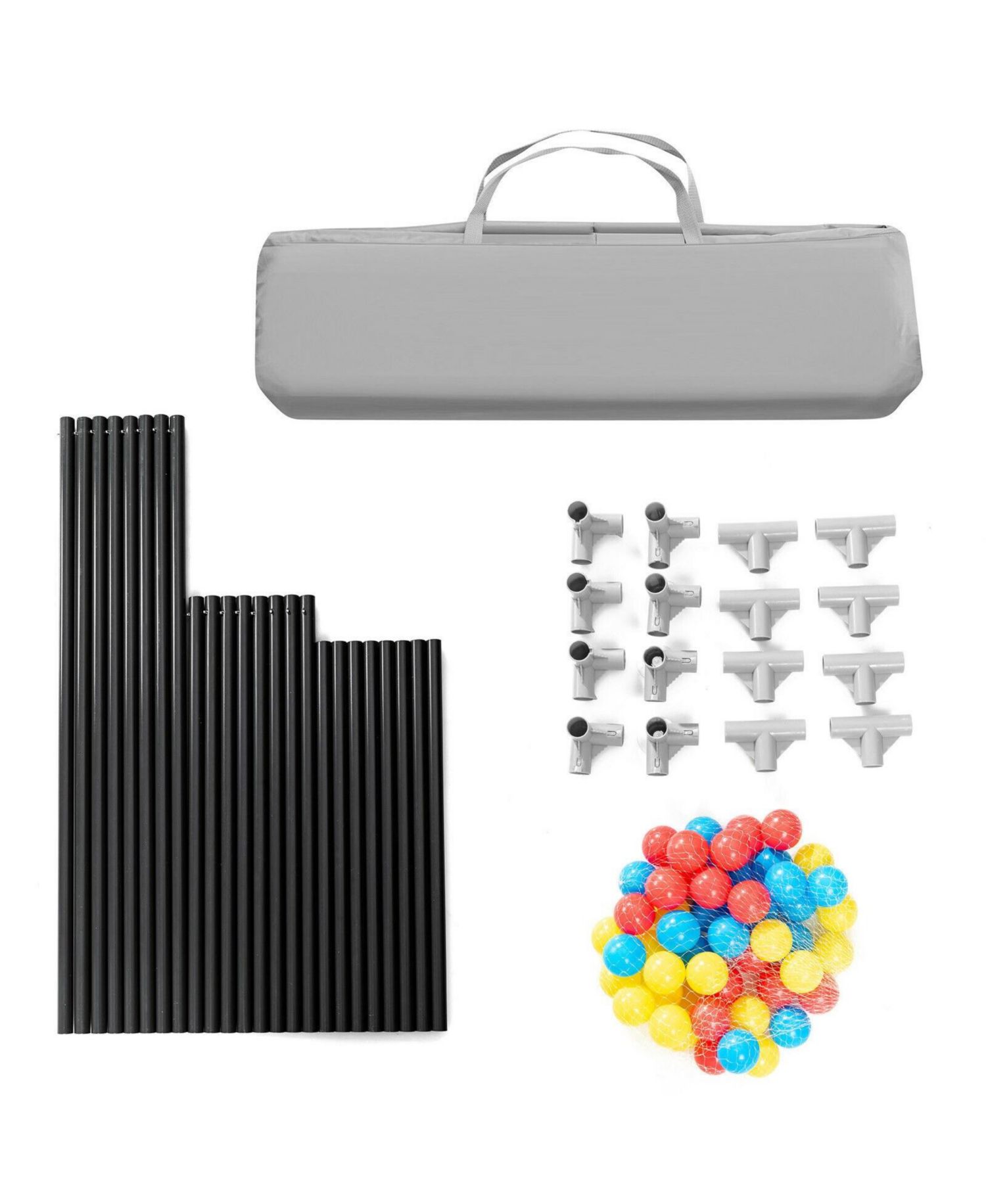 Extra-Large Baby Playpen with Safety Fence and 50 Colorful Ocean Balls
