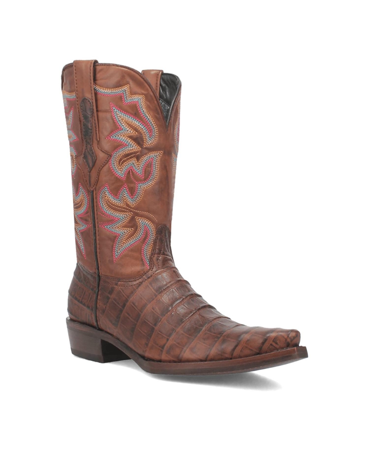 Men's Gator Leather Boot - Brown
