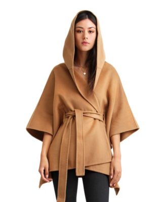 Women's Jackson Landing Wool Blend Cape Coat