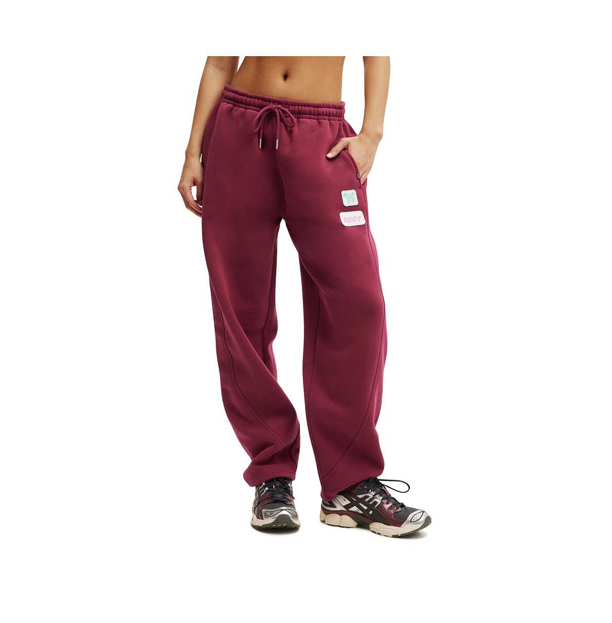 Women's Active Plush Essential Barrel Sweatpant - Iceberg green