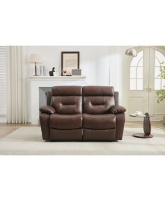 Genuine Leather Non-Power Reclining LVST-two seats