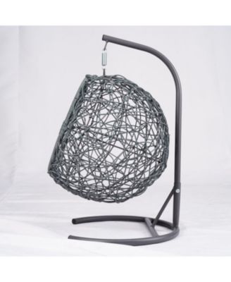 Cat Swing Bed with Stand - Gray