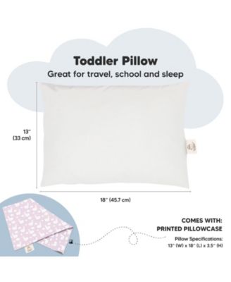 Toddler Pillow with Pillowcase, Small Pillow for Sleeping