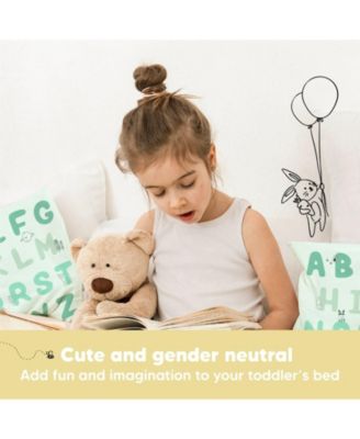 Toddler Pillow with Pillowcase, Small Pillow for Sleeping