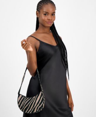 Beaded Half Moon Shoulder Bag, Macy's Exclusive