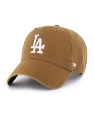 '47 Brand - Men's Brown Los Angeles Dodgers Clean Up Adjustable Hat