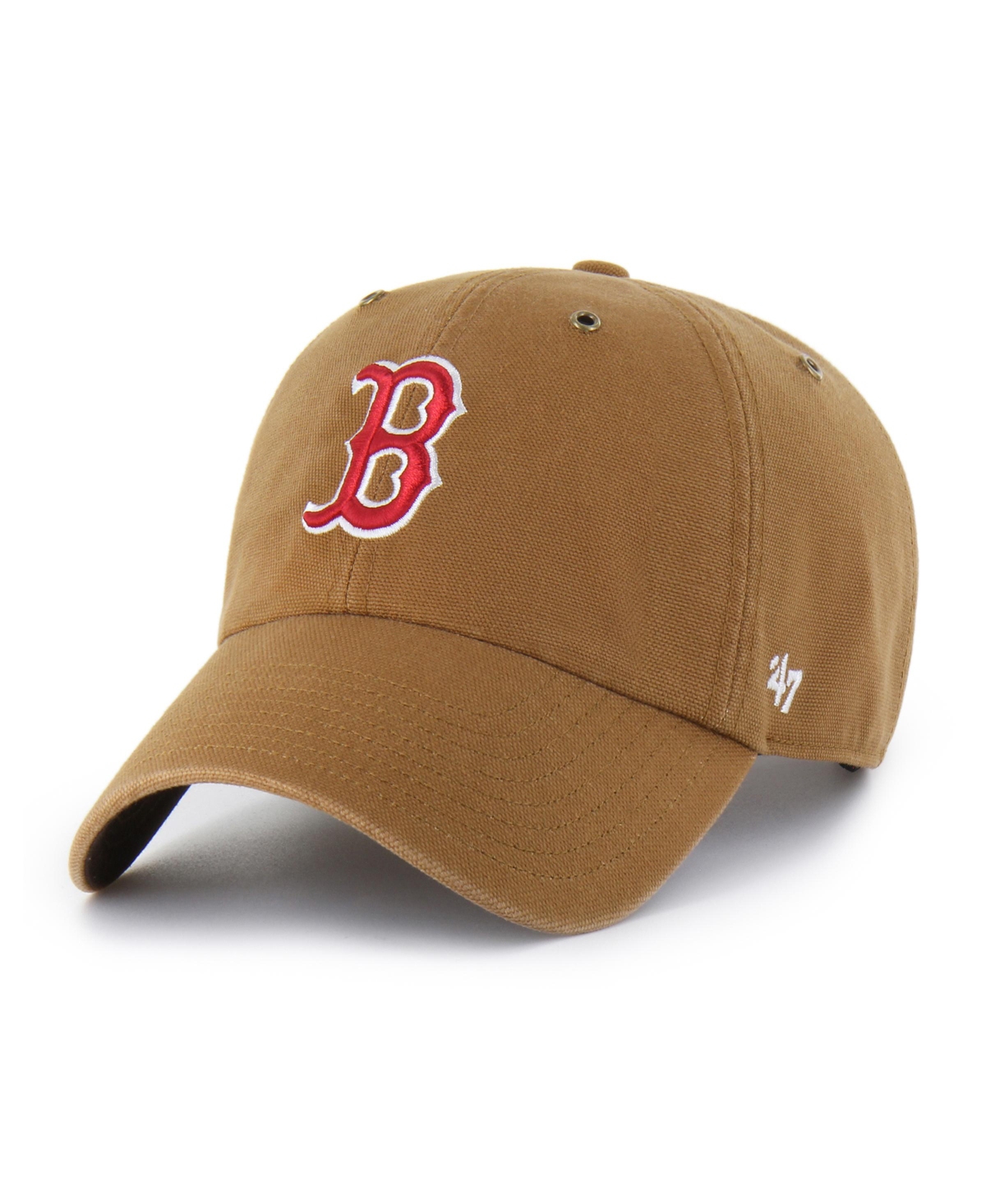 47 Brand X Carhartt Men's Brown Boston Red Sox Clean Up Adjustable Hat