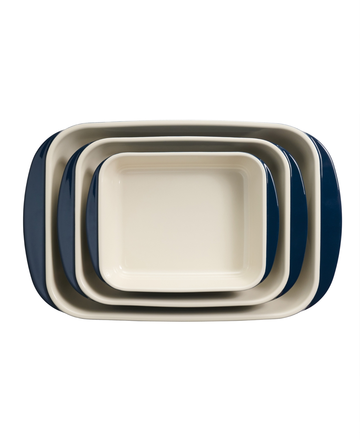 Tramontina Mae Porcelain Enameled 3-piece Bakeware Set In Blue