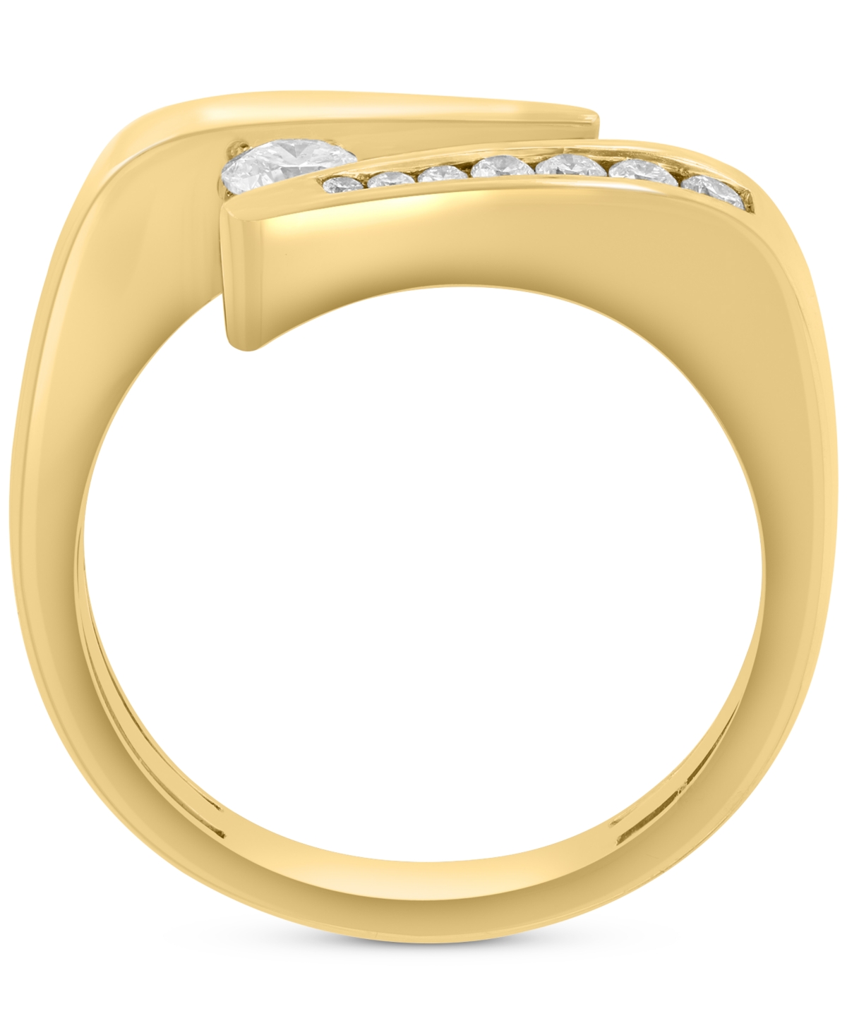 Effy Collection Effy Diamond Tension-set Bypass Ring (1/3 Ct. T.w.) In 14k Gold In Gold