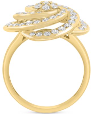 Diamond Ring (1-1/20 ct. t.w.) in 14k Yellow Gold