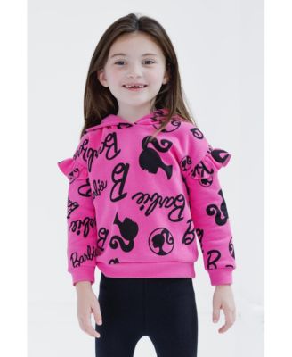 Toddler Girls Fleece Hoodie and Leggings Outfit Set