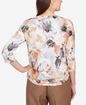 Petite Watercolor Floral Top