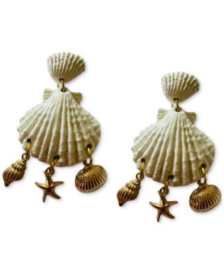 Swanky Designs - Alayna Mini Shell Earrings