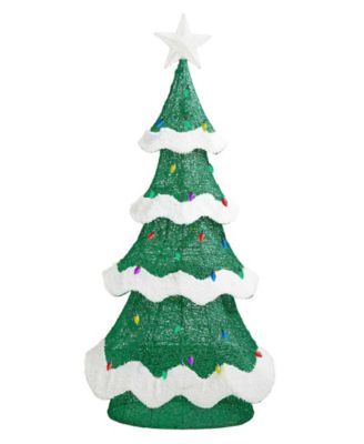 74.5" Lighted Mesh 3D Christmas Tree