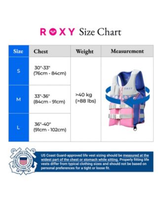 Roxy Women's Life Jacket, USCG Approved Evoprene Daily PFD