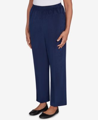 Petite Corduroy Medium Length Pants