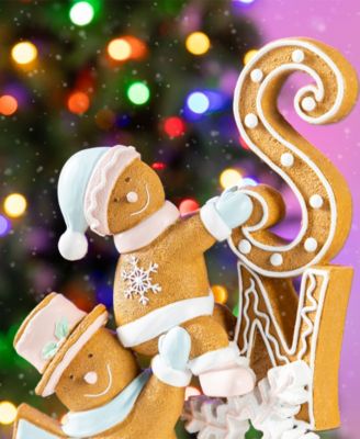 12.5" Resin Christmas Gingerbread Figurine