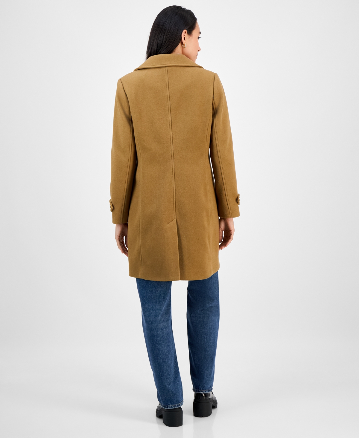 Michael Kors Women's Single-Breasted Button-Front Coat